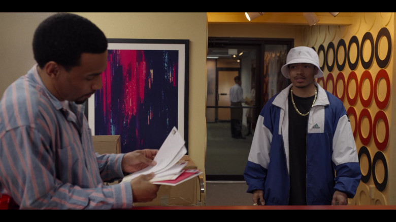 Adidas Men's Jacket and Kangol White Bucket Hat Outfit in Wu-Tang An American Saga S03E02 All I Need (2)