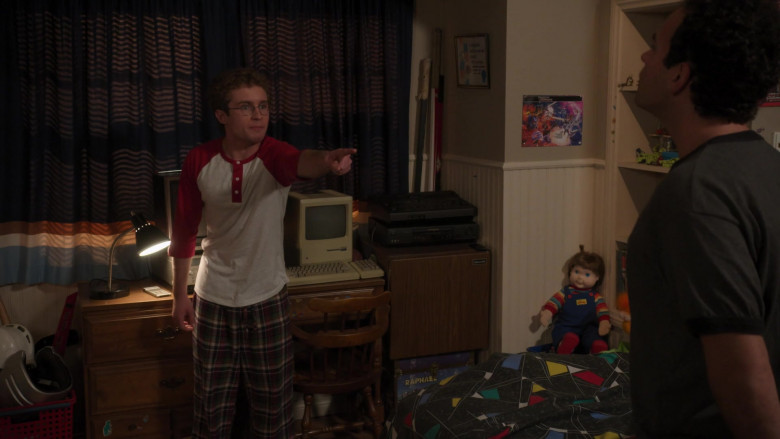 Apple Computer of Sean Giambrone as Adam in The Goldbergs S10E13 Moms Need Other Moms (2023)