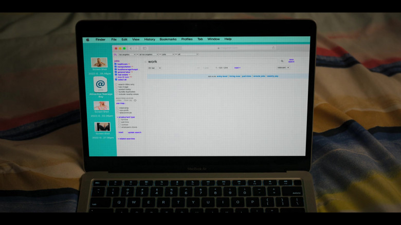 Apple MacBook Air Laptop Used by Bryana Salaz as Ines in Freeridge S01E07 Karmic Coincidence (2)