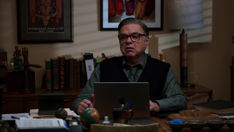 Apple MacBook Laptop Used by Oliver Platt in Chicago Med S08E14 On Days Like Today… Silver Linings Become Lifelines (2023)