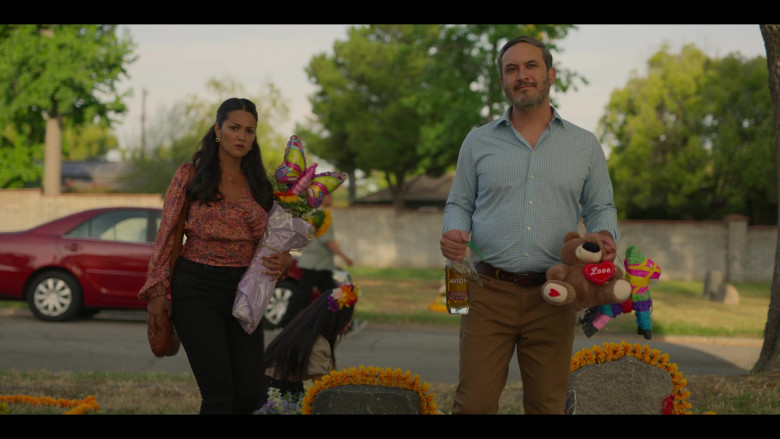 Avion Tequila Bottle Held by Eric Neil Gutierrez in Freeridge S01E04 Dead Mom (1)