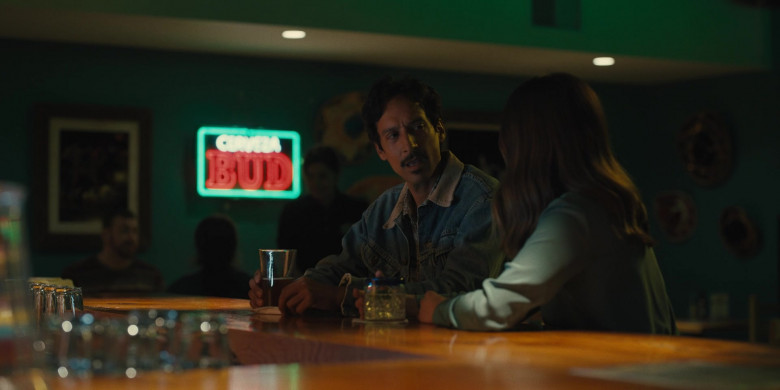 Budweiser Sign in Somebody I Used to Know (2023)