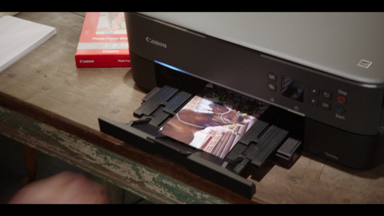 Canon Pixma Printer in Walker S03E12 Best Laid Plans (2)