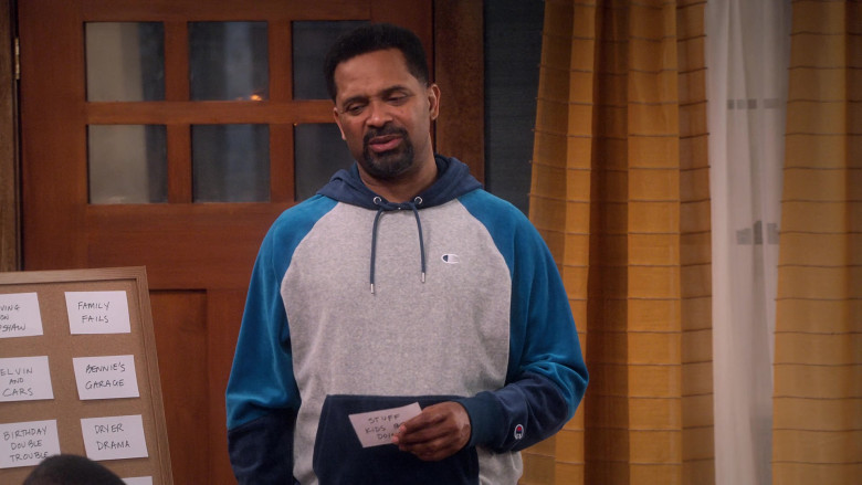 Champion Men's Hoodie of Mike Epps as Bennie in The Upshaws S03E08 Now What (1)