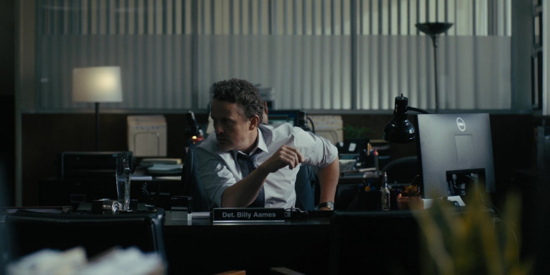 Dell PC Monitor Used by David Lyons as Det. Billy Aames in Truth Be Told S03E06 From My Hand the Poisoned Apple (2023)