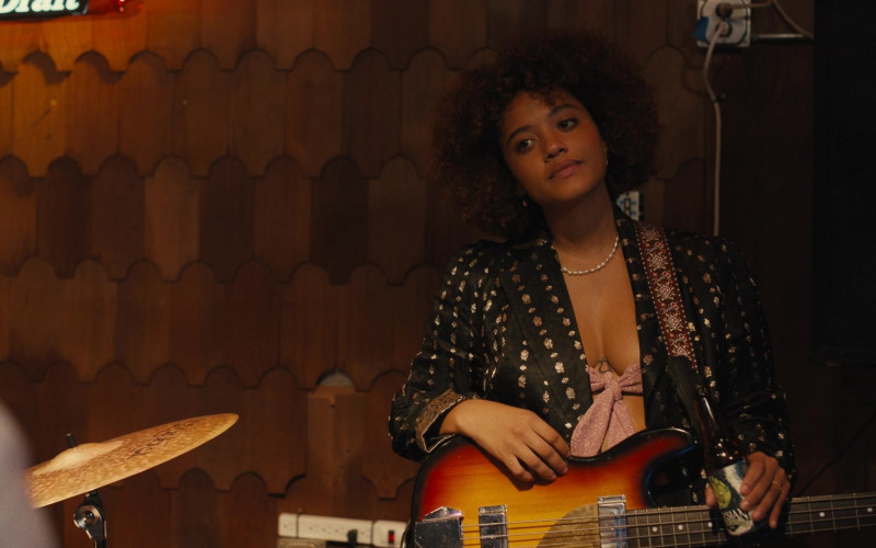 Elysian Brewing Space Dust IPA Enjoyed by Kiersey Clemons as Cassidy in Somebody I Used to Know (2023)