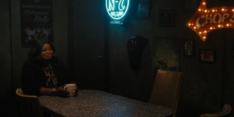 Jack Daniel's Old No. 7 Tennessee Whiskey Sign in Truth Be Told S03E03 Here She Shall See No Enemy (2023)