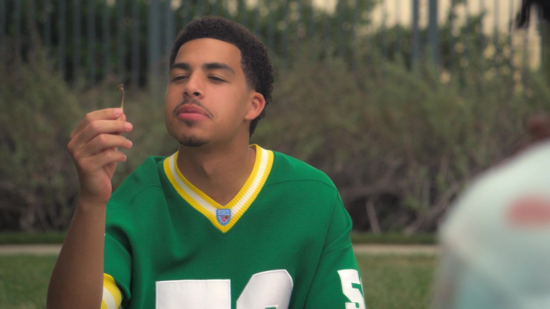 Just Don Jersey Worn by Marcus Scribner as Andre'Junior' Johnson in Grown-ish S05E15 The A Team (1)