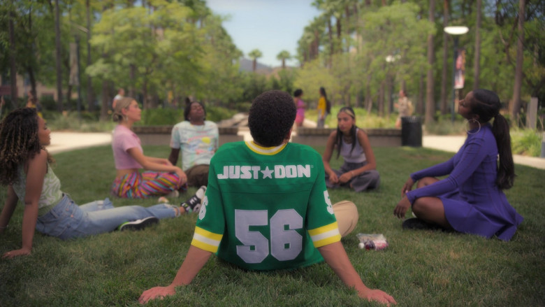 Just Don Jersey Worn by Marcus Scribner as Andre'Junior' Johnson in Grown-ish S05E15 The A Team (2)