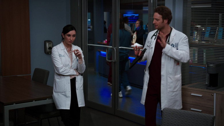 Keurig Coffee Makers in Chicago Med S08E14 On Days Like Today… Silver Linings Become Lifelines (1)