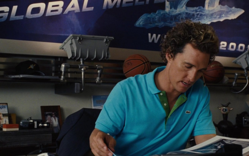 Lacoste Blue Polo Shirt Worn by Matthew McConaughey as Rick ‘The Pecker' Peck in Tropic Thunder (2008)