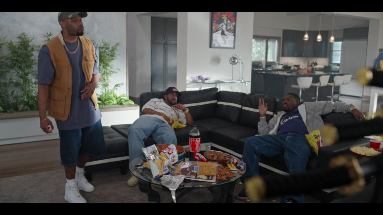 Lay's Chips, Coca-Cola Soda, Skittles Candy, Snickers Chocolate Bar, Mr. Goodbar, Tostitos in Wu-Tang An American Saga S03E02 All I Need (2023)