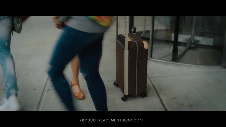Louis Vuitton Rolling Luggage Suitcase in Your Place or Mine 2023 Movie (3)