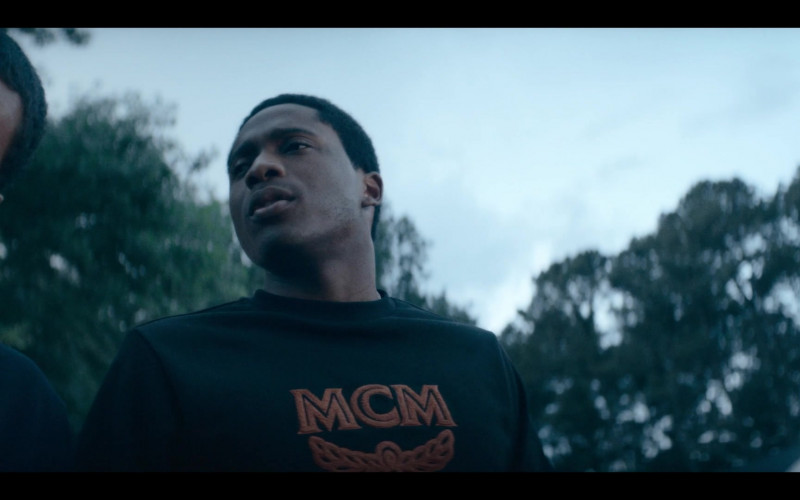 MCM Black Sweatshirt in BMF S02E05 Moment of Truth (2)