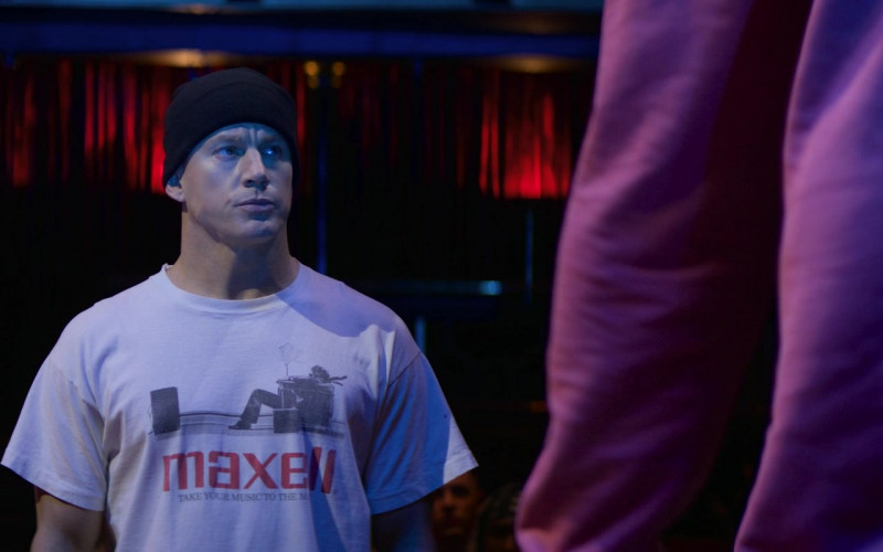 Maxell Consumer Electronics Company T-Shirt Worn by Channing Tatum as Mike Lane in Magic Mike's Last Dance (2023)