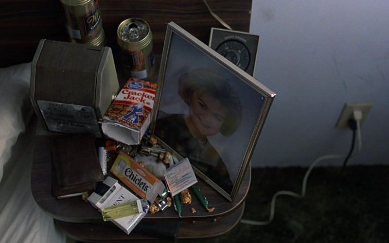 Miller Genuine Draft Beer, Kent Cigarettes, Chiclets Chewing Gum, Cracker Jack in Planes, Trains and Automobiles (1987)