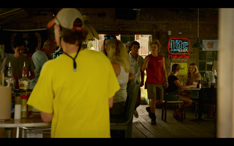 Miller Lite Beer Sign in Outer Banks S03E08 "Tapping the Rudder" (2023)