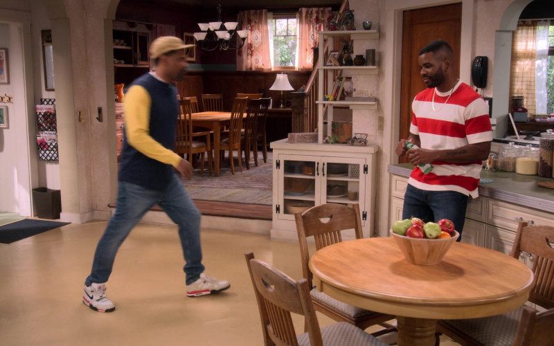 Nike Air Command Force Sneakers Worn by Mike Epps as Bernard ‘Bennie' Upshaw Sr. in The Upshaws S03E07 Heart Matters (1)