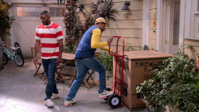 Nike Air Command Force Sneakers Worn by Mike Epps as Bernard ‘Bennie' Upshaw Sr. in The Upshaws S03E07 Heart Matters (4)