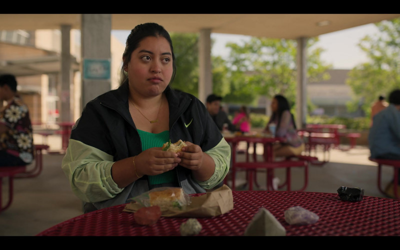 Nike Women’s Jacket of Keyla Monterroso Mejia as Gloria in Freeridge S01E01 The Box (2023)