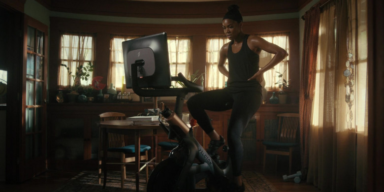 Peloton Exercise Bike in Truth Be Told S03E03 Here She Shall See No Enemy (2)