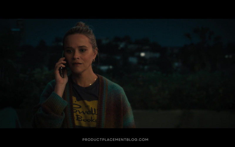 Powell's Books Store T-Shirt Worn by Reese Witherspoon as Debbie in Your Place or Mine (2023)