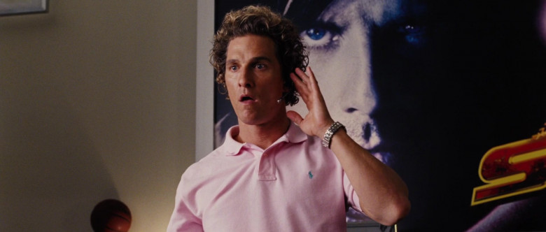 Ralph Lauren Pink Polo Shirt Worn by Matthew McConaughey as Rick ‘The Pecker' Peck in Tropic Thunder (2008)