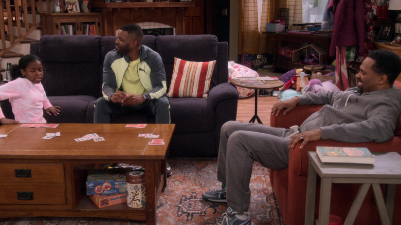 Ralph Lauren Tracksuit and Sneakers Worn by Mike Epps as Bennie in The Upshaws S03E04 Off Beat (2)