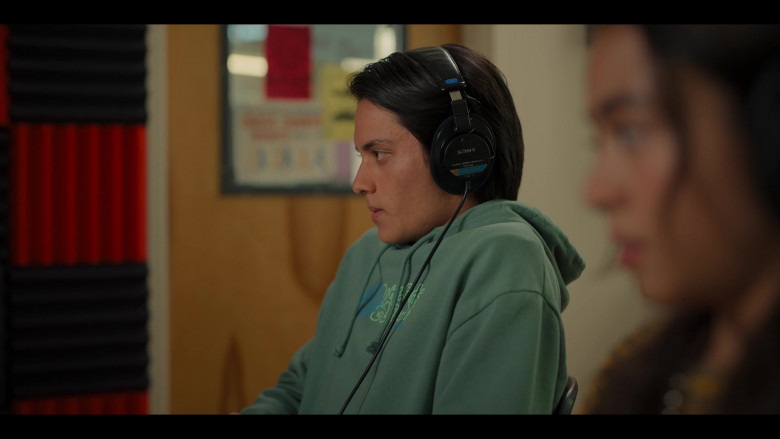 Sony Headphones Used by Tenzing Norgay Trainor as Cameron in Freeridge S01E04 Dead Mom (2023)