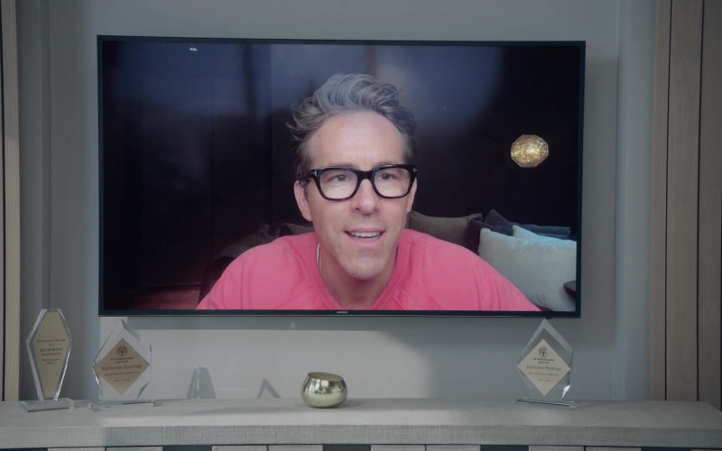 Tom Ford Eyeglasses Worn by Ryan Reynolds and Samsung TV in American Auto S02E03 Celebrity (2023)