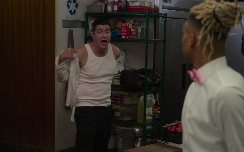 Torani Syrup in Party Down S03E01 "Kyle Bradway Is Nitromancer" (2023)