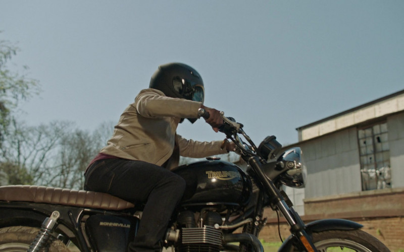 Triumph Bonneville Motorcycle in Die Hart The Movie (2023)