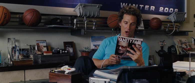 Vanity Fair Magazine Held by Matthew McConaughey as Rick ‘The Pecker' Peck in Tropic Thunder (2)