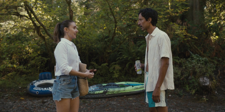 White Claw Hard Seltzer Enjoyed by Danny Pudi as Benny in Somebody I Used to Know (2023)