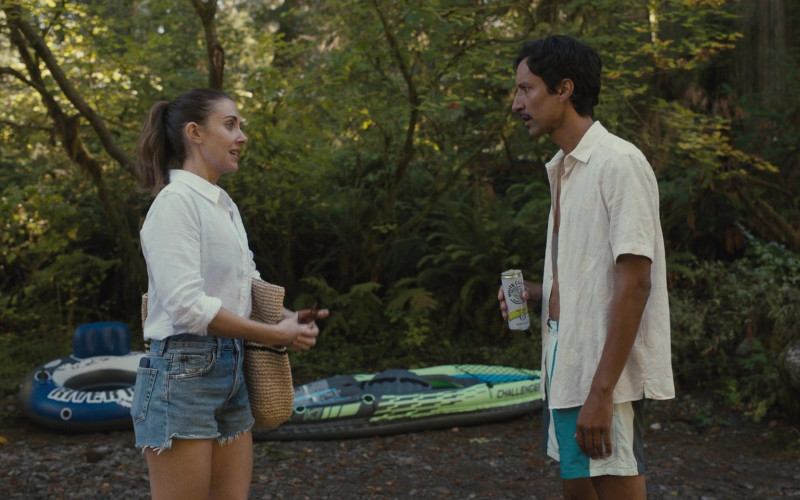 White Claw Hard Seltzer Enjoyed by Danny Pudi as Benny in Somebody I Used to Know (2023)