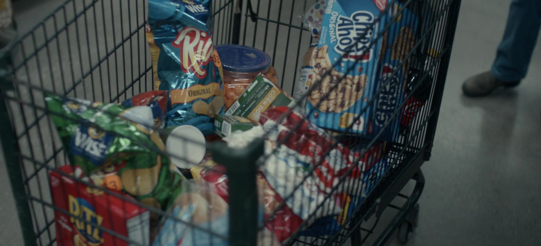 Wise Snacks, Ritz Crackers, Nabisco Chips Ahoy! Cookies in Dear Edward S01E02 Food (2023)