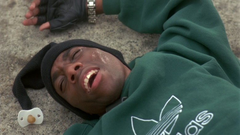 Adidas Green Hoodie in Don't Be a Menace to South Central While Drinking Your Juice in the Hood (2)