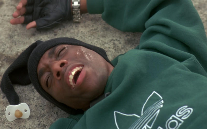 Adidas Green Hoodie in Don't Be a Menace to South Central While Drinking Your Juice in the Hood (1996)