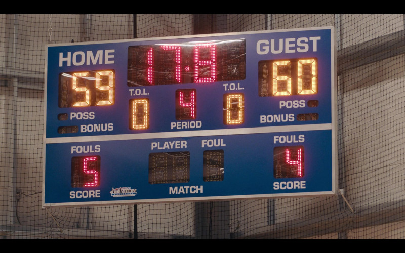 All American Scoreboards in Chang Can Dunk (2023)