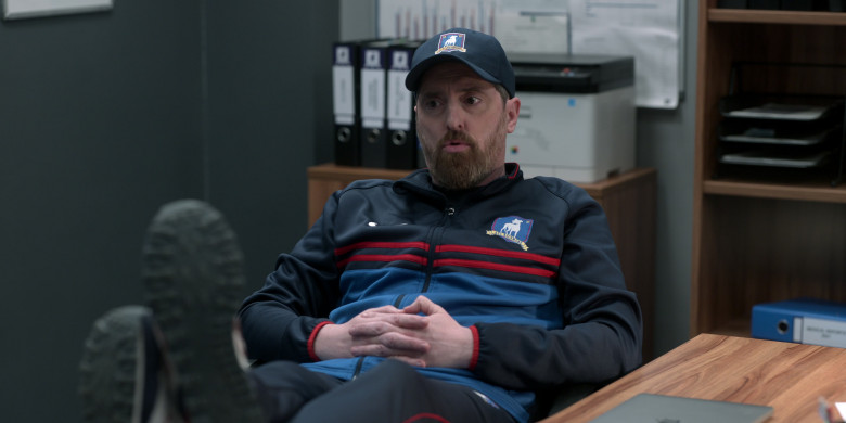 Apple MacBook Laptop of Brendan Hunt as Coach Beard in Ted Lasso S03E03 4-5-1 (1)