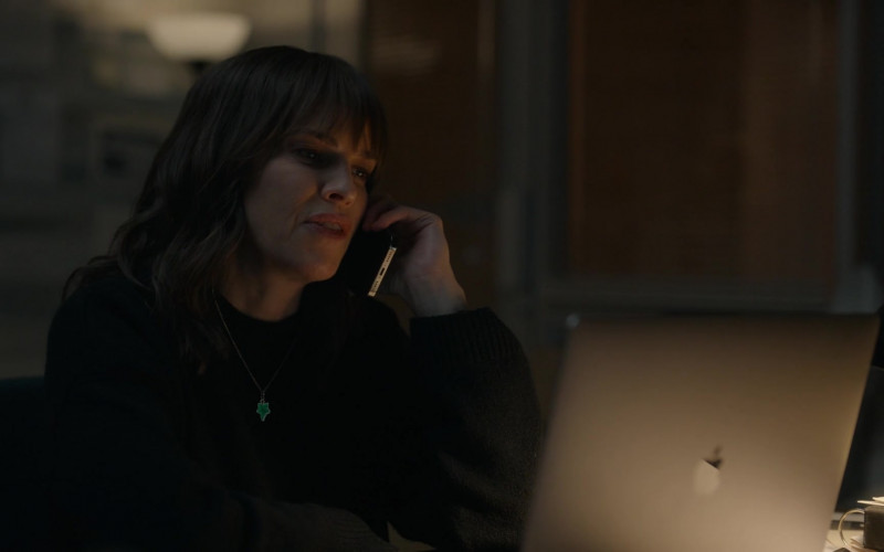 Apple MacBook Pro Laptop Used by Hilary Swank as Eileen Fitzgerald in Alaska Daily S01E07 Enemy of the People (1)
