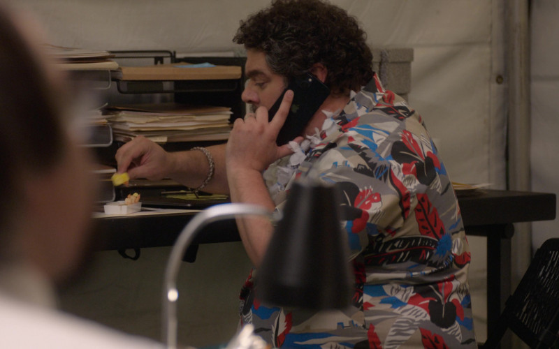 Apple iPhone Smartphone Used by Bobby Moynihan as Mattea in Party Down S03E04 KSGY-95 Prizewinner's Luau (2023)