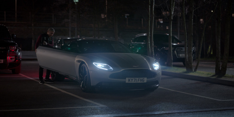 Aston Martin DB11 Sports Car of Nick Mohammed as Nathan Shelley in Ted Lasso S03E01 Smells Like Mean Spirit (2)