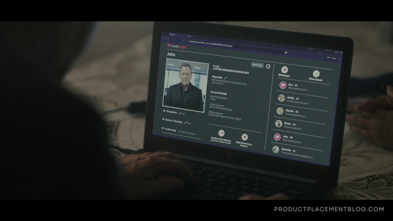 Asus Laptop in Rabbit Hole S01E02 At Any Given Moment (2023)