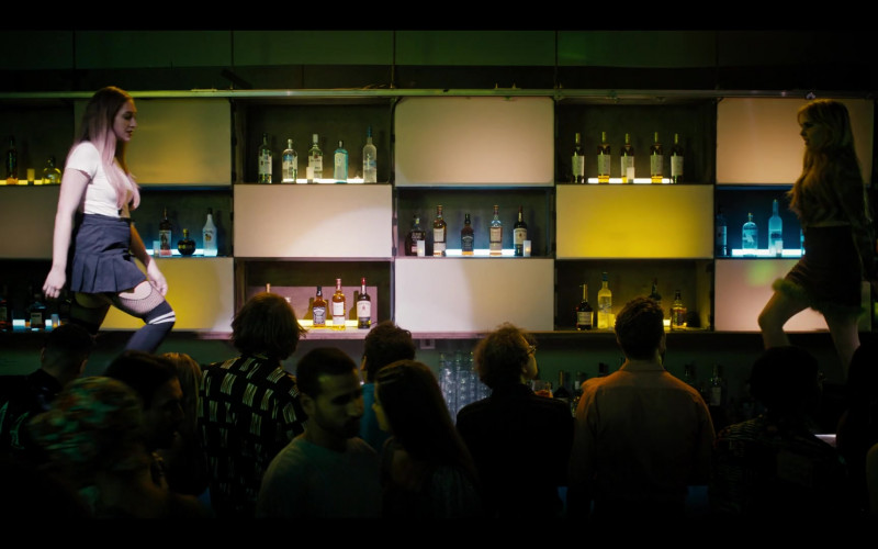 Captain Morgan Rum, Malibu, Ketel One Vodka, Bacardi, Jack Daniel's, Jameson Whisky, Hennessy Cognac in Up Here S01E05 Labels (2023)