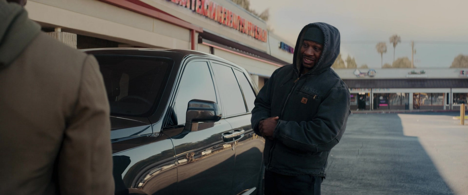 Carhartt Hooded Jacket Worn By Jonathan Majors As Damian 'Diamond Dame ...