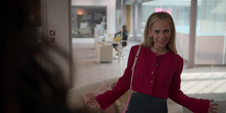 Chanel Cropped Jacket Worn by Juno Temple as Keeley Jones in Ted Lasso S03E02 (I Don't Want to Go to) Chelsea (1)