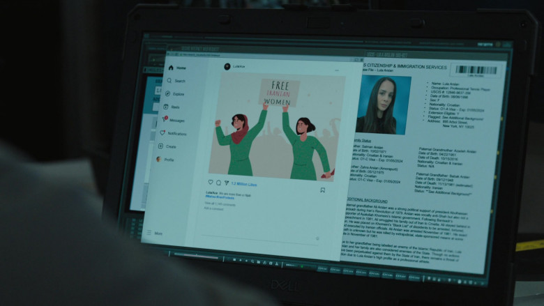 Dell Laptop in FBI Most Wanted S04E15 Double Fault (2023)
