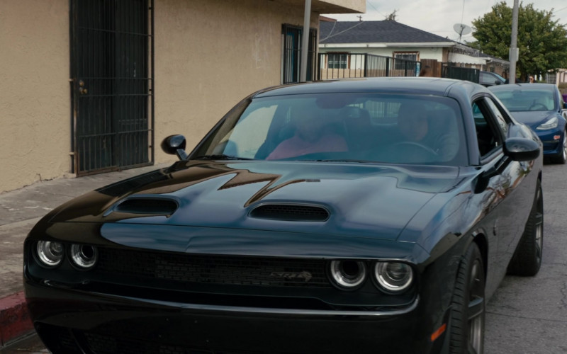 Dodge Challenger Black Car in NCIS Los Angeles S14E15 The Other Shoe (1)