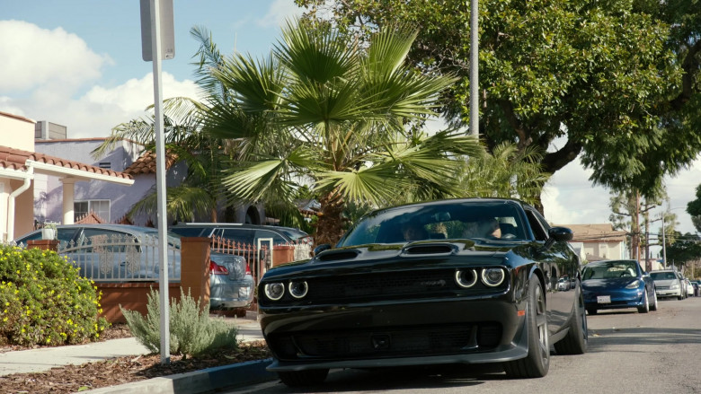 Dodge Challenger Black Car in NCIS Los Angeles S14E15 The Other Shoe (2)